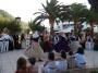 Folk dance Ibiza at Cala san vicente in August.