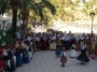 Kids performing a folk Ibiza dance act.