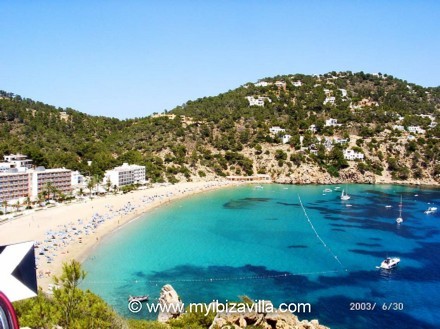 Cala san Vicent Ibiza beach
