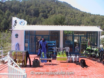 Ibiza Diving center in Cala san Vicente