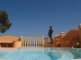 jaccuzi, buiten spa van deze vakantie villa Ibiza
