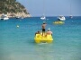 Ibiza beach pedalo rental at Cala san Vicente.