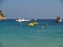 Ibiza beach pedalo rental for 4 people at the beach.