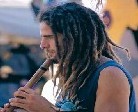 ibiza hippy with flute