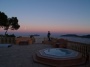 Ibiza zonsondergang, prachtige kleuren gezien van op het terras van deze Ibiza villa.