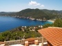 Zicht op het Cala san Vicente strand vanuit deze villa Ibiza.