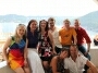 Ibiza villa groeps foto van klanten van Noorwegen die een verjaardag feestje hielden