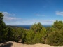 Noord zicht, vredig plateau dichtbij deze Ibiza villa met 300° zeezicht.