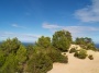 Noord-Oost zicht, Rustig plateau dichtbij deze Ibiza villa met 300° zeezicht.