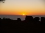 Ibiza Yoga vacation terrace with sea sunrise.