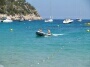 Ibiza zodiac rental 8hp on the beach.