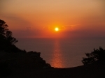 Click for the Ibiza sunsets seen from the villa 