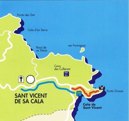 Cala san vicent Ibiza walk routes