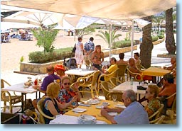 view of the Ibiza restaurant interior