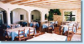  authentic Ibiza restaurant Can Gat, interior