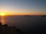 Zee zonsopgang in Ibiza.