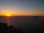 view of Tagomago with Ibiza sea sunrise